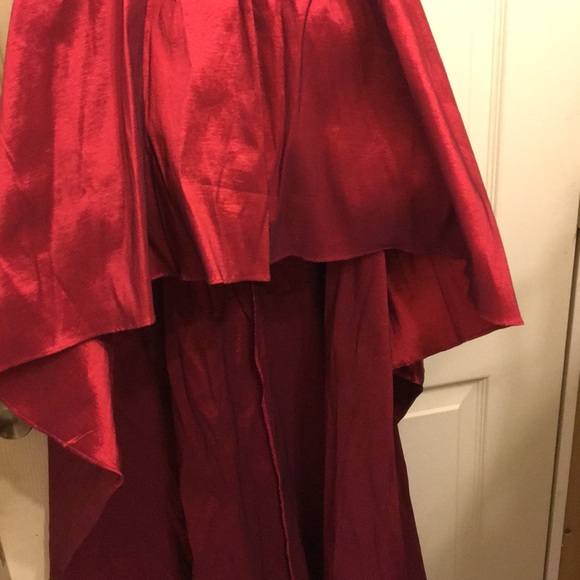 Dress Red High-low worm once - Picture 2 of 2